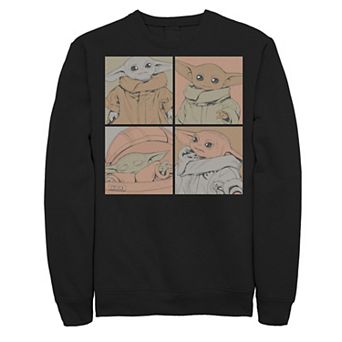 Men's The Mandalorian The Child Aka Baby Yoda Box Up Sweatshirt