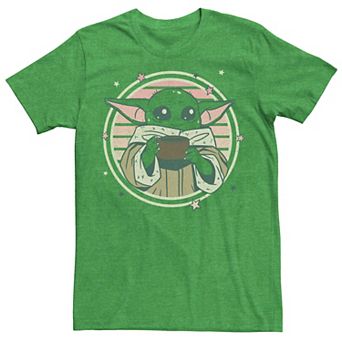 Men's The Mandalorian The Child Aka Baby Yoda Cute Retro Style Tee