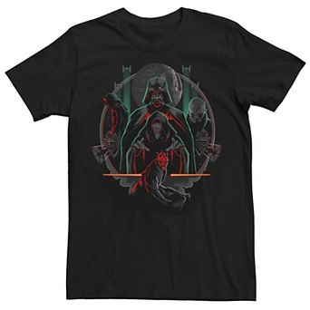 Men's Star Wars Group Shot Sith Lords Poster Tee