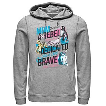 Men's Star Wars Mom You Are a Rebel Hoodie