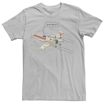 Men's Star Wars X-Wing Are We There Yet Tee
