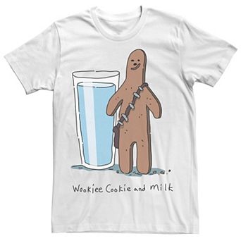 Men's Star Wars Chewbacca Wookiee Cookie And Milk Tee