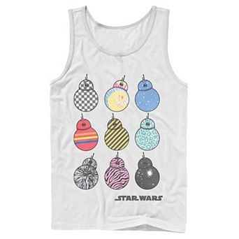 Men's Star Wars The Rise of Skywalker BB-8 Fashion Tank Top