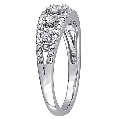 Stella Grace 10K White Gold 1/4 Carat T.W. Diamond Ring