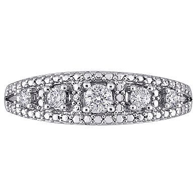 Stella Grace 10K White Gold 1/4 Carat T.W. Diamond Ring