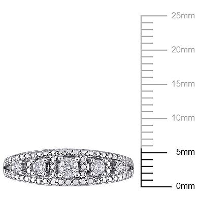 Stella Grace 10K White Gold 1/4 Carat T.W. Diamond Ring