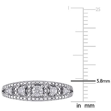 Stella Grace 10K White Gold 1/4 Carat T.W. Diamond Ring