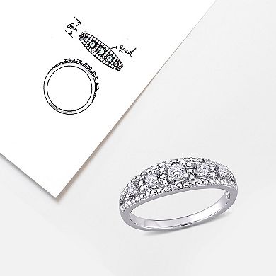 Stella Grace 10K White Gold 1/4 Carat T.W. Diamond Ring