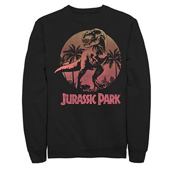 Men's Jurassic Park T-Rex Gradient Sunset Sweatshirt