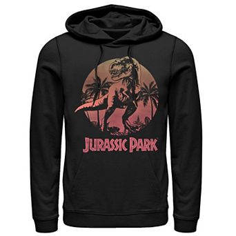 Men's Jurassic Park T-Rex Gradient Sunset Hoodie
