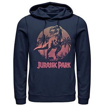 Men's Jurassic Park T-Rex Gradient Sunset Hoodie