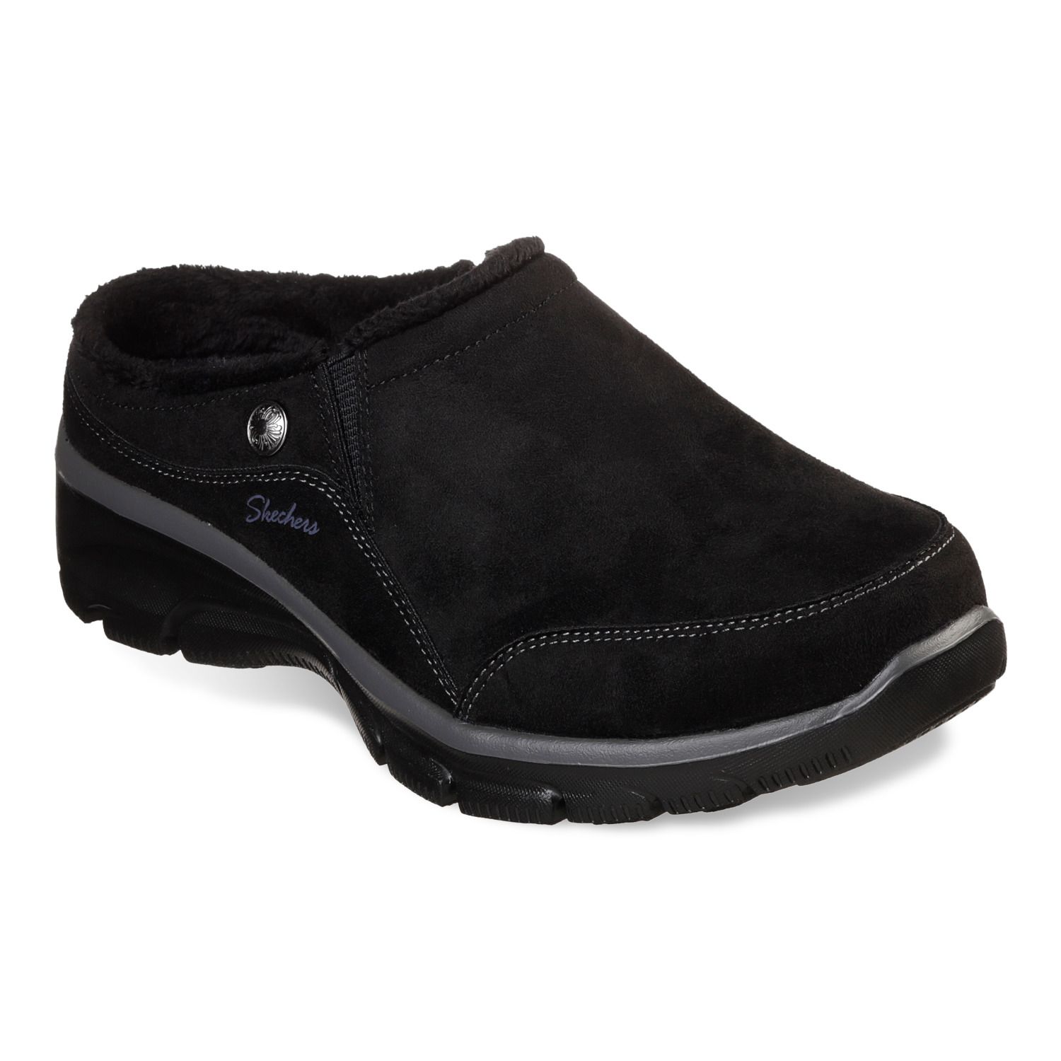 skechers relaxed fit easy going latte clog