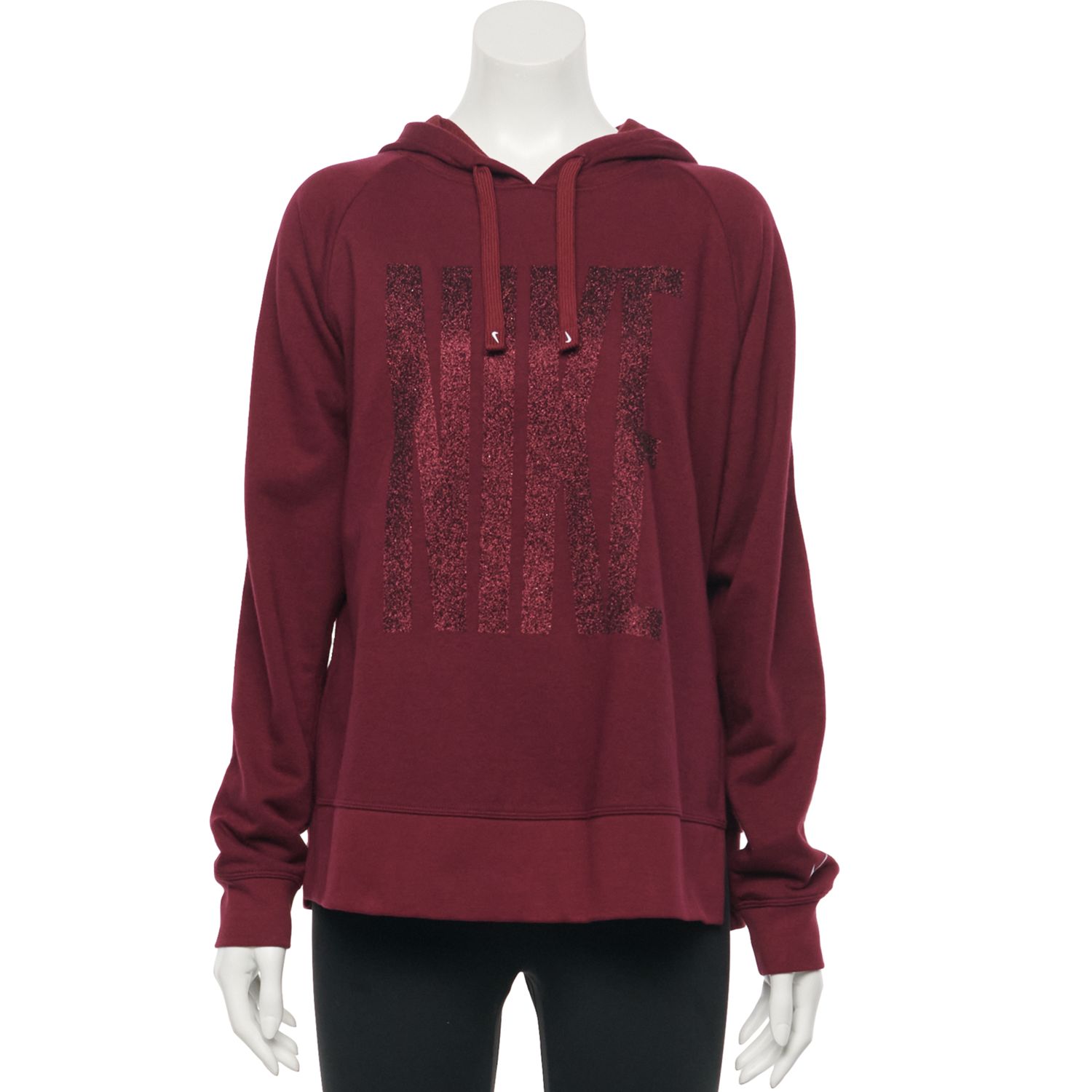 burgundy nike jacket womens