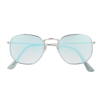 Women's SO® Sleek Geometric Round Sunglasses