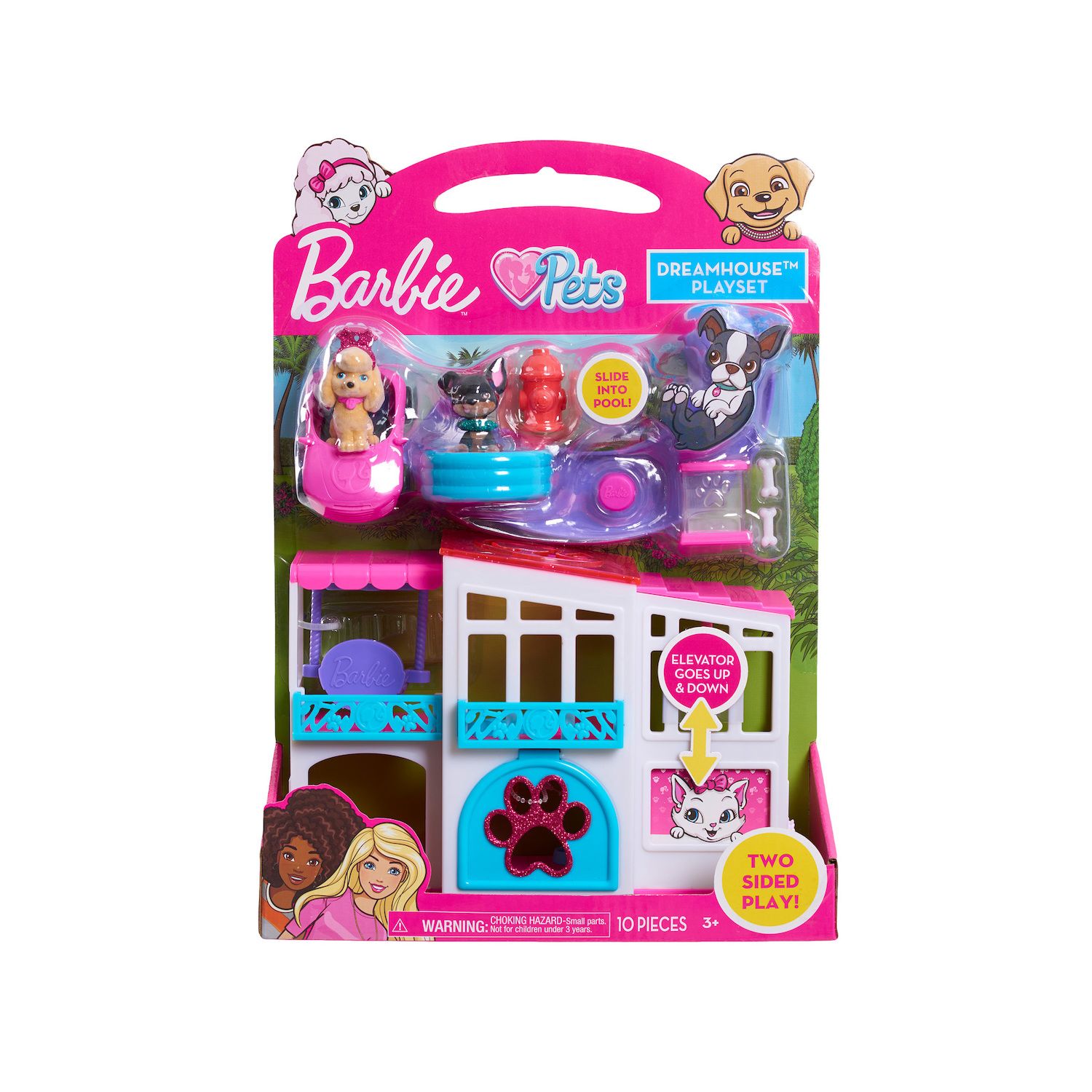 barbie puppy playset