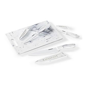 Cuisinart® Advantage 7 pc Faux-Marble Cutting Board & Cutlery Set