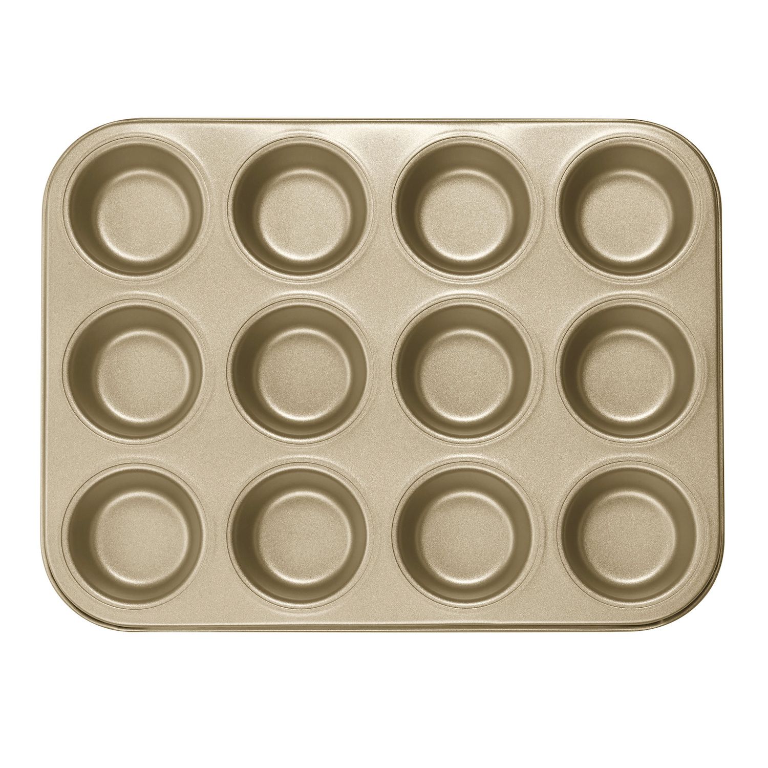 Chef's Classic Nonstick Bakeware 12-Cup Muffin Pan - Thumbnail 3