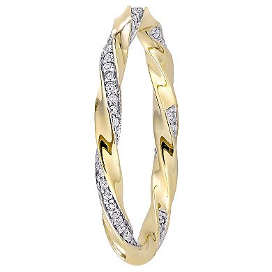Stella Grace 10k Gold 1/4 Carat T.W. Diamond Eternity Ring