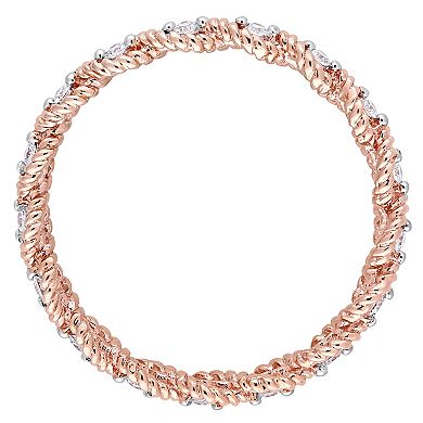 Stella Grace 10k Gold 1/6 Carat T.W. Diamond Infinity Eternity Ring