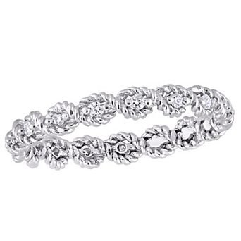 Stella Grace 10k Gold 1/6 Carat T.W. Diamond Infinity Eternity Ring