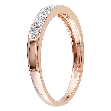 Stella Grace 10k Rose Gold 1/10 Carat T.W. Diamond Anniversary Band