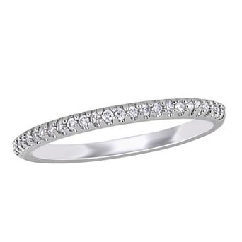 Stella Grace 14k White Gold 1/8 Carat T.W. Diamond Anniversary Ring