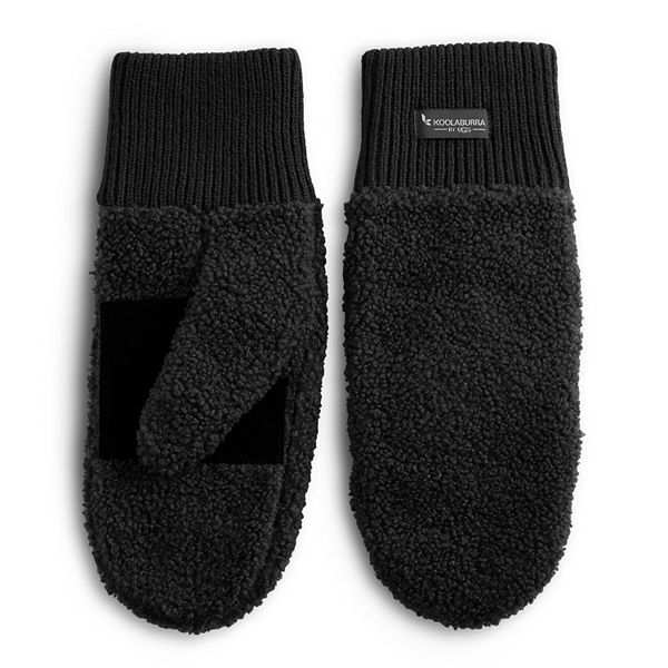 Women's Koolaburra by UGG Sherpa Mittens with Knit Cuff