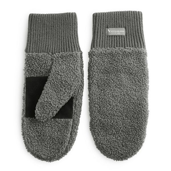 Women's Koolaburra by UGG Sherpa Mittens with Knit Cuff