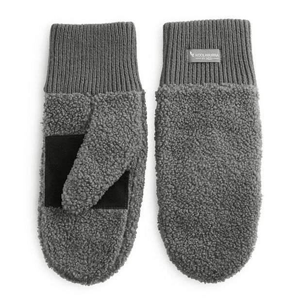 Women s Koolaburra by UGG Sherpa Mittens with Knit Cuff