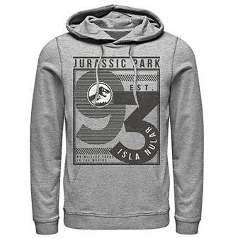 Men's Jurassic Park Est. 93 Isla Nublar Poster Hoodie