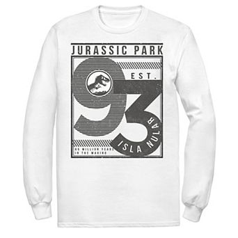 Men's Jurassic Park Est. 93 Isla Nublar Poster Tee