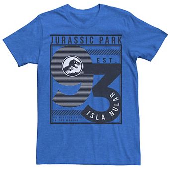 Men's Jurassic Park Est. 93 Isla Nublar Poster Tee