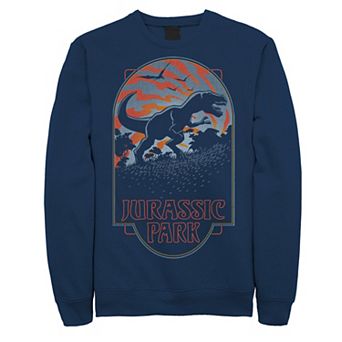 Men's Jurassic Park T Rex Silhouette Tonal Sunset Sweatshirt