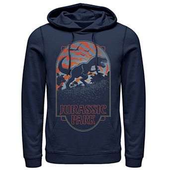 Men's Jurassic Park T Rex Silhouette Tonal Sunset Hoodie