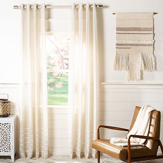 Safavieh Delancey 1-Panel Window Curtain