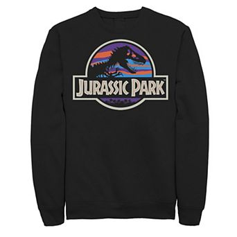 Men's Jurassic Park Abstract Color Logo Sweatshirt