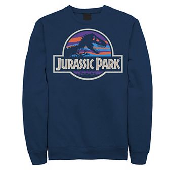 Men's Jurassic Park Abstract Color Logo Sweatshirt