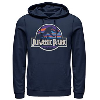 Men's Jurassic Park Abstract Color Logo Hoodie