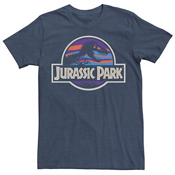 Men's Jurassic Park Abstract Color Logo Tee