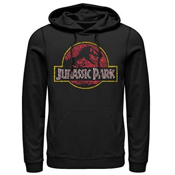 Men's Jurassic Park Classic Fossil Build Up Logo Hoodie