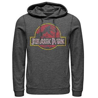 Men's Jurassic Park Classic Fossil Build Up Logo Hoodie