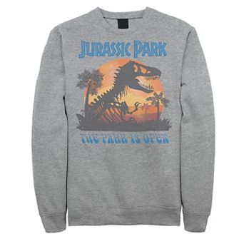 Men's Jurassic Park T Rex Sunset Portrait Sweatshirt