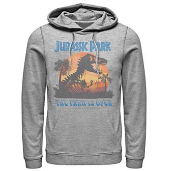 Men's Jurassic Park T-Rex Sunset Portrait Hoodie