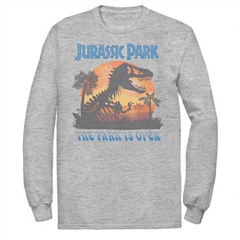 Men's Jurassic Park T Rex Sunset Portrait Tee
