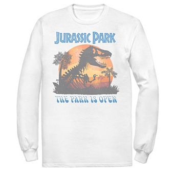 Men's Jurassic Park T Rex Sunset Portrait Tee