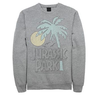Men's Jurassic Park Palm Tree Sunset Logo Sweatshirt