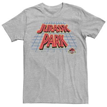 Men's Jurassic Park Tilted Grid Logo Tee