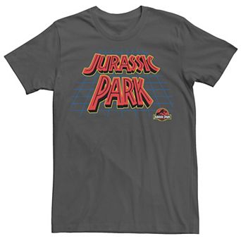 Men's Jurassic Park Tilted Grid Logo Tee