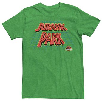 Men's Jurassic Park Tilted Grid Logo Tee
