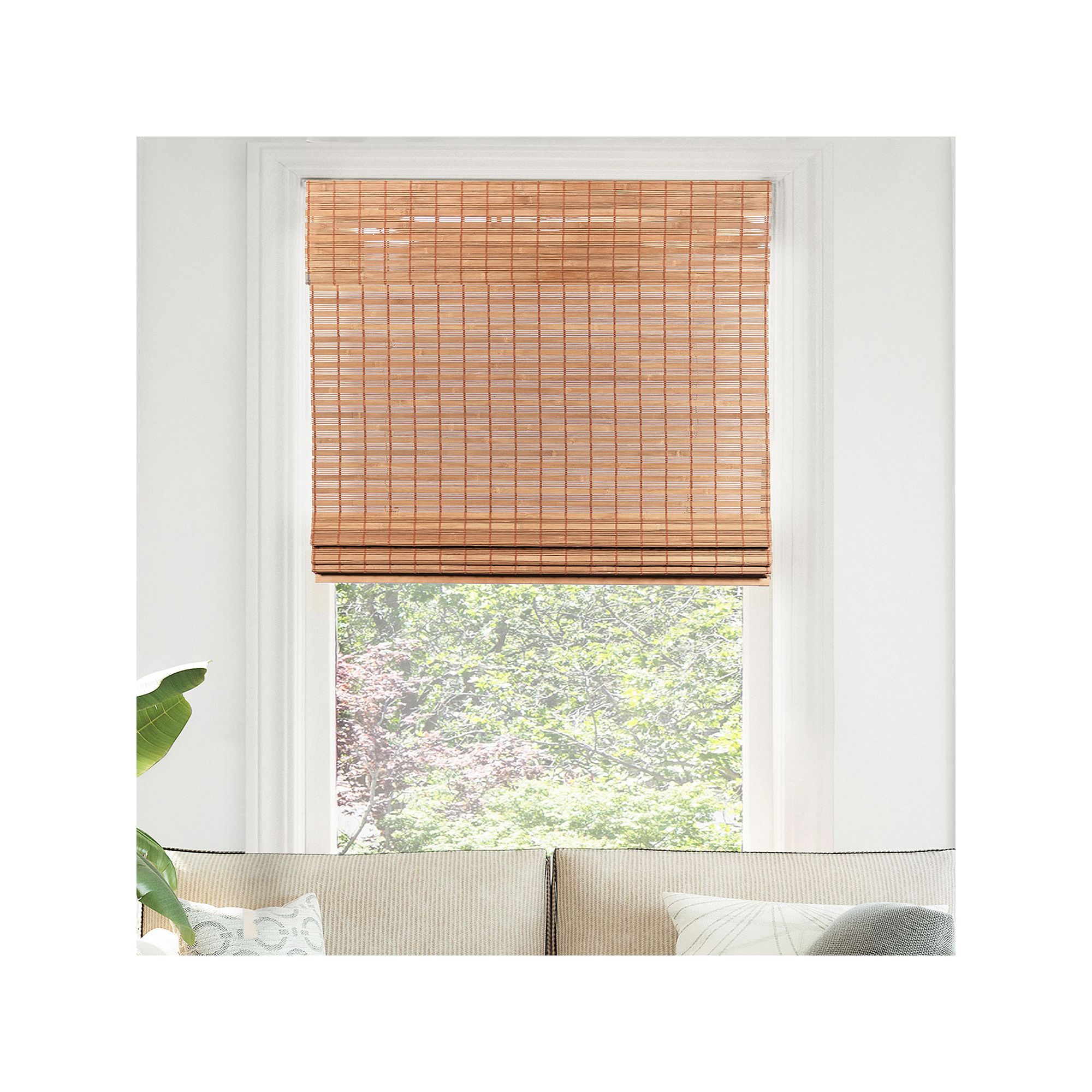Chicology Cordless Roman Shades, Squirrel